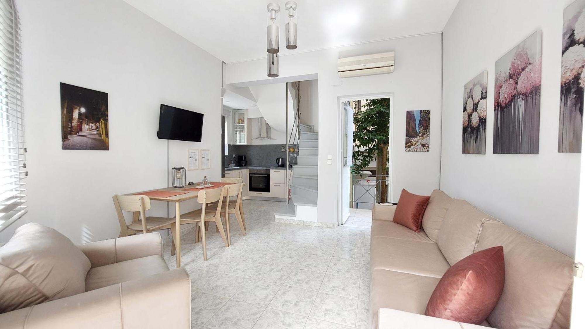 Sunbeam Retreat Villa Chania  Bagian luar foto